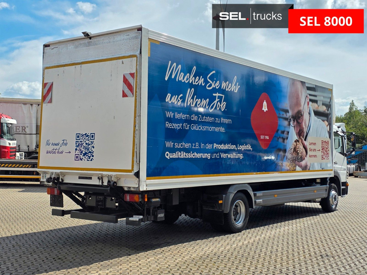Mercedes-Benz Atego 1218 / Ladebordwand - شاحنة مقفلة: صورة 5 Mercedes-Benz Atego 1218 / Ladebordwand - شاحنة مقفلة: صورة 5