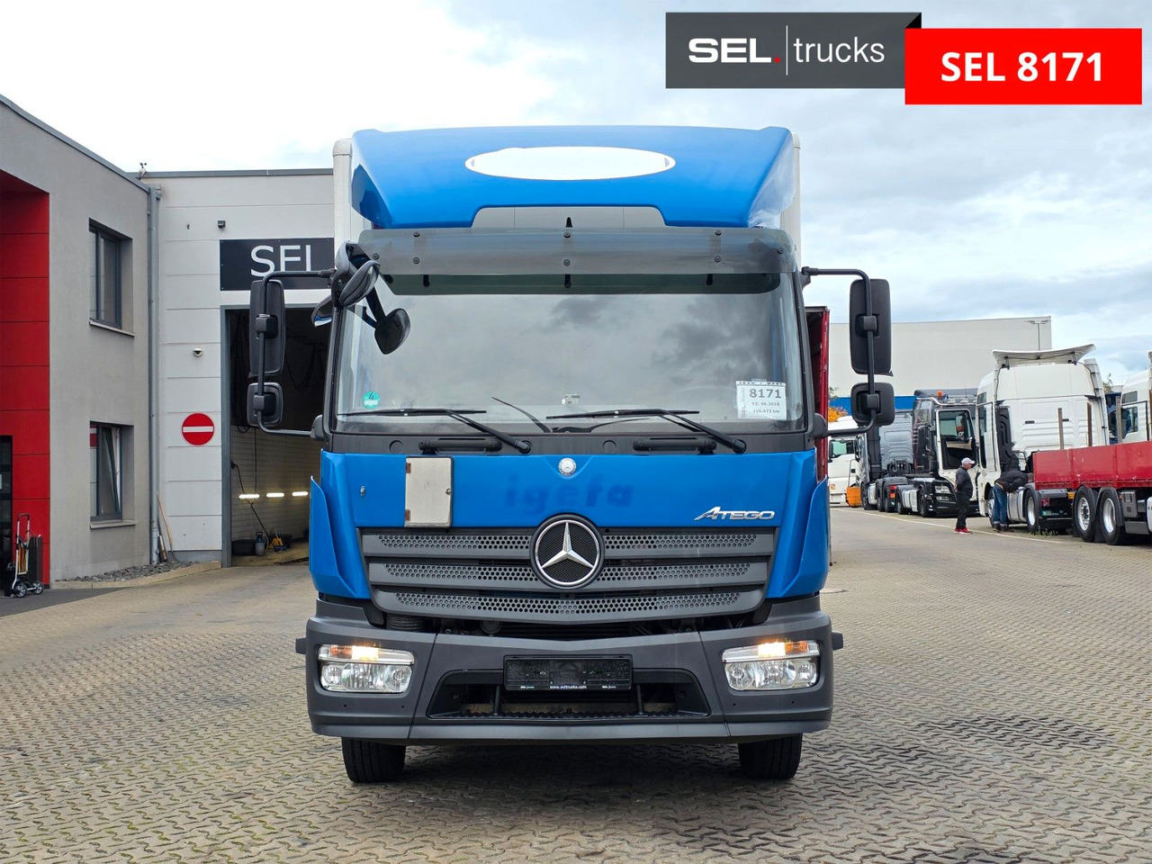 Mercedes-Benz Atego 1221 / Ladebordwand - شاحنة مقفلة: صورة 2 Mercedes-Benz Atego 1221 / Ladebordwand - شاحنة مقفلة: صورة 2
