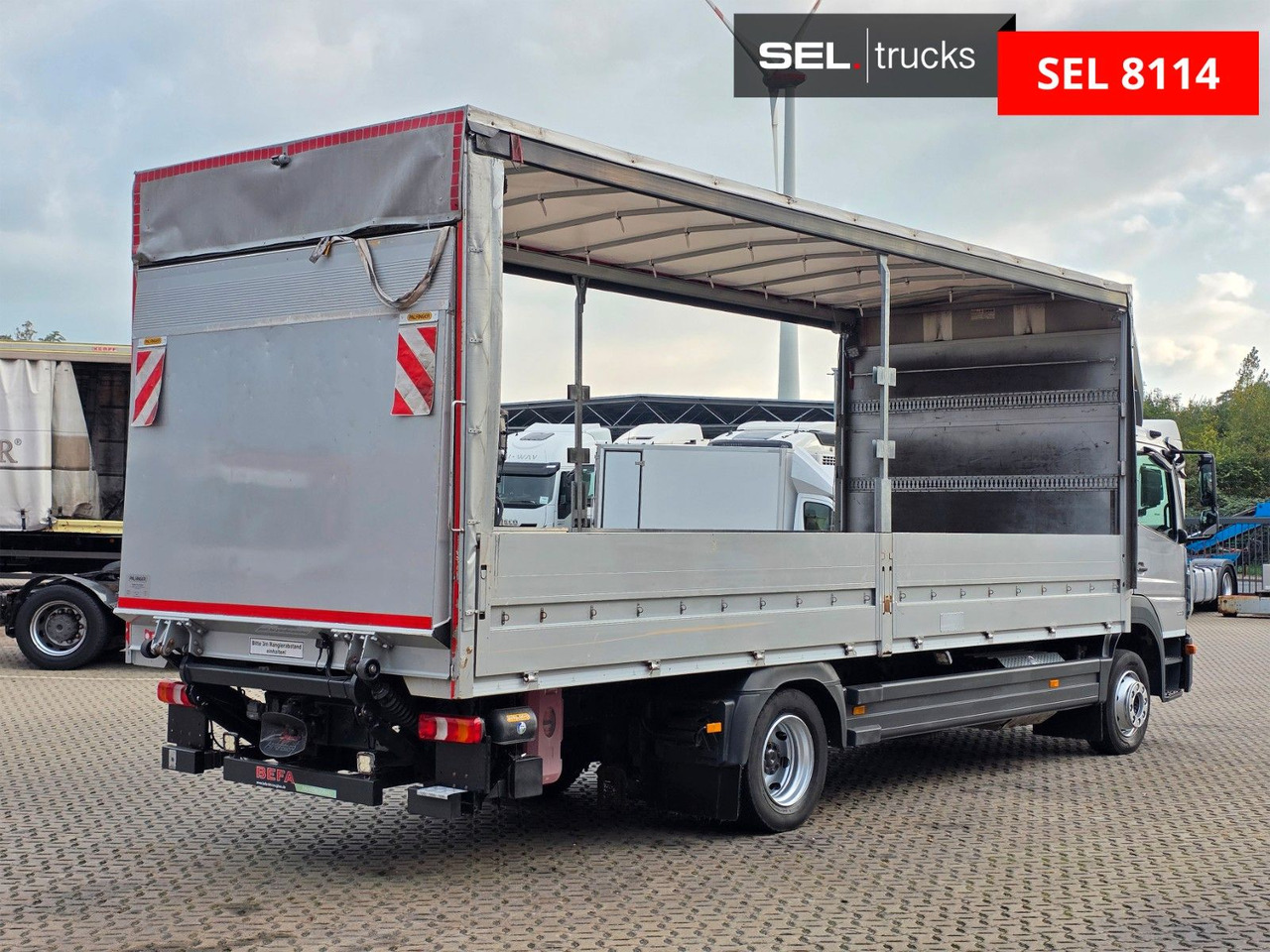 Mercedes-Benz Atego 1221 / Ladebordwand - شاحنة ستارة: صورة 5 Mercedes-Benz Atego 1221 / Ladebordwand - شاحنة ستارة: صورة 5