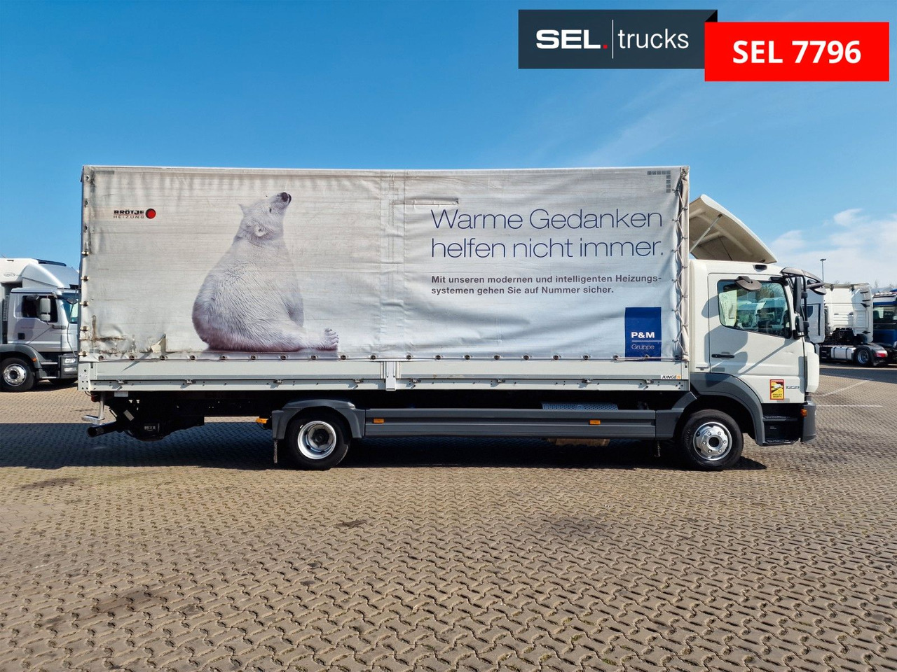 Mercedes-Benz Atego 1221 / Ladebordwand - شاحنة ستارة: صورة 4 Mercedes-Benz Atego 1221 / Ladebordwand - شاحنة ستارة: صورة 4