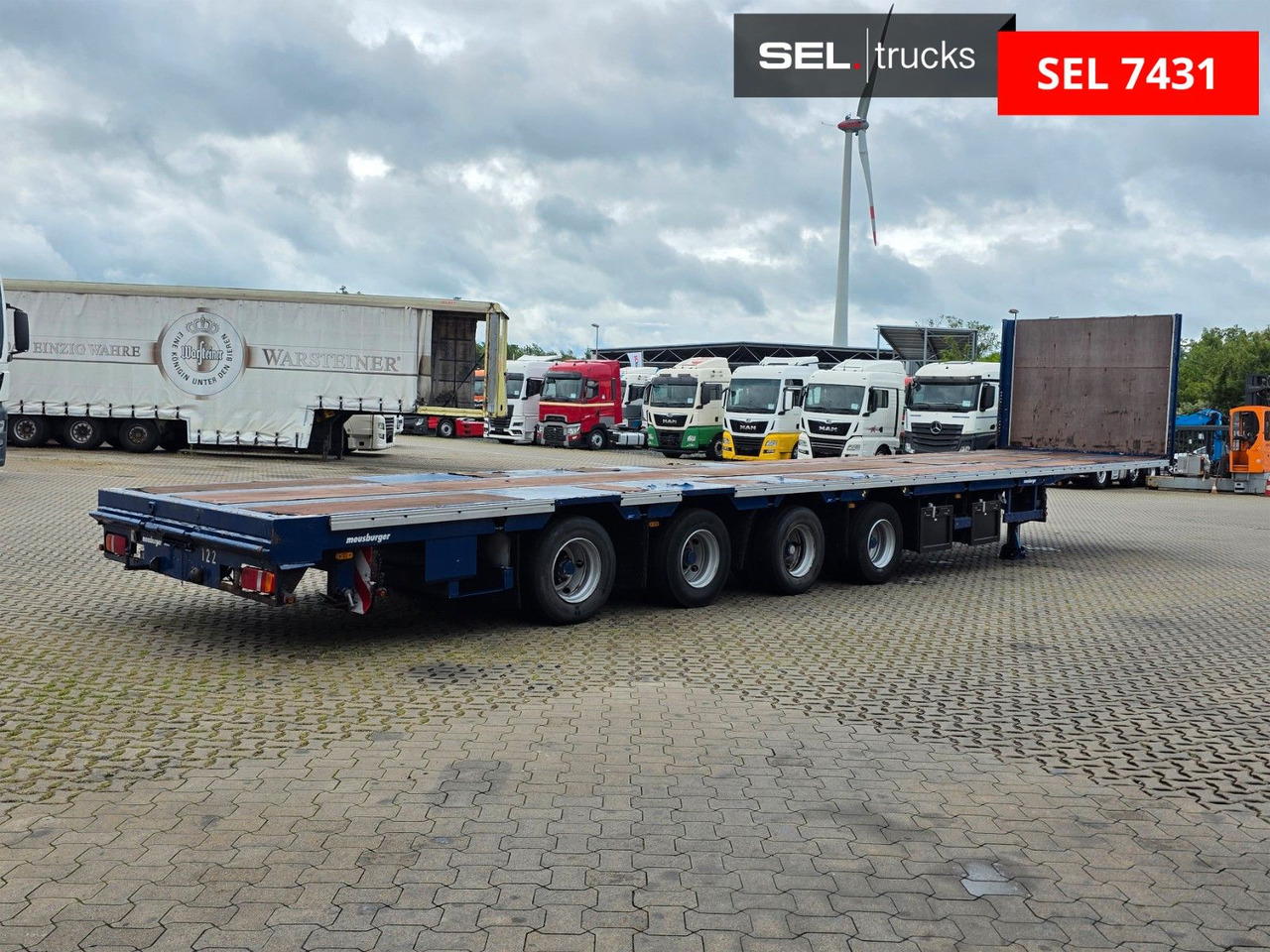 Meusburger MPS-4 / BPW / Lenkachse / Liftachse - نصف مقطورة مسطحة: صورة 5 Meusburger MPS-4 / BPW / Lenkachse / Liftachse - نصف مقطورة مسطحة: صورة 5