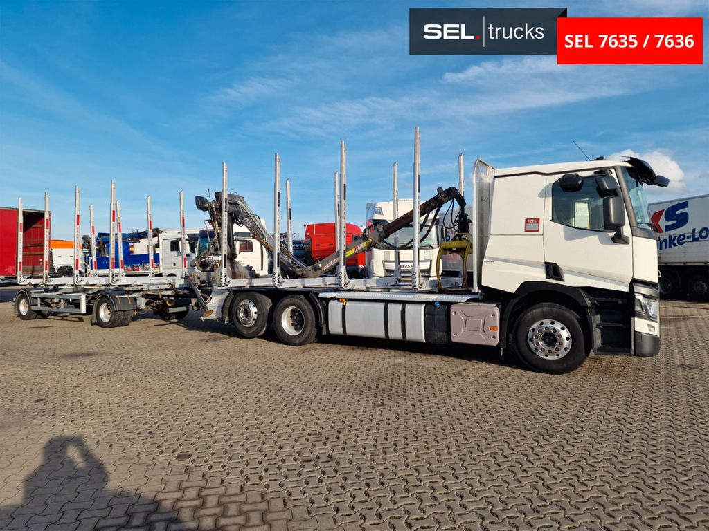 Renault T 520 / Alu-Felgen / Euro 6D / Liftachse - شاحنة قطع الأشجار, شاحنة كرين: صورة 4 Renault T 520 / Alu-Felgen / Euro 6D / Liftachse - شاحنة قطع الأشجار, شاحنة كرين: صورة 4