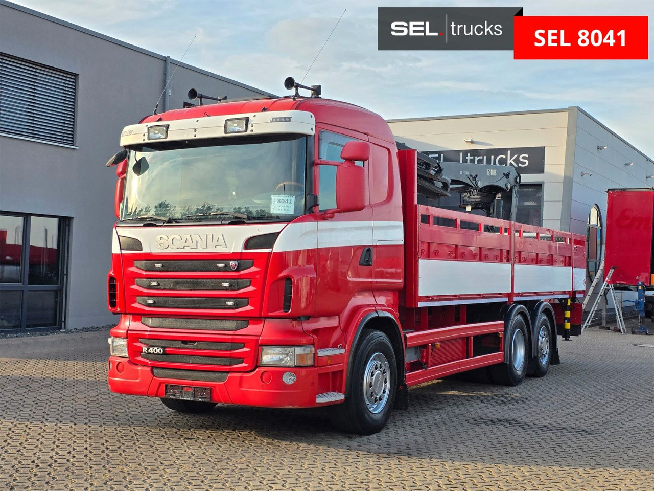 Scania R400 LB6X2*4HNB / Retarder / HIAB / Lenkachse - شاحنة كرين: صورة 1 Scania R400 LB6X2*4HNB / Retarder / HIAB / Lenkachse - شاحنة كرين: صورة 1