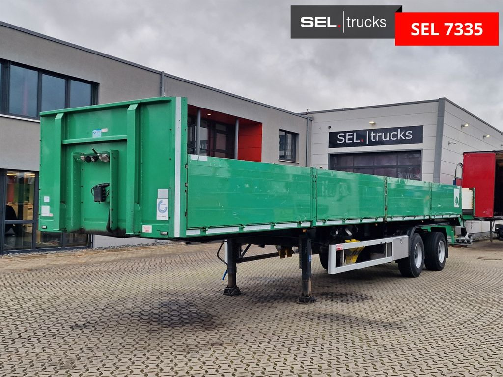 Schmidt Hagen SP/29/E/12,8 / Teleskop / Lenk-Lifttachse - نصف مقطورة مسطحة: صورة 1 Schmidt Hagen SP/29/E/12,8 / Teleskop / Lenk-Lifttachse - نصف مقطورة مسطحة: صورة 1