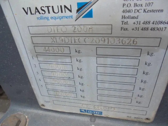 نصف مقطورة لنقل الحاويات D-Tec CT-53-04D: صورة 13