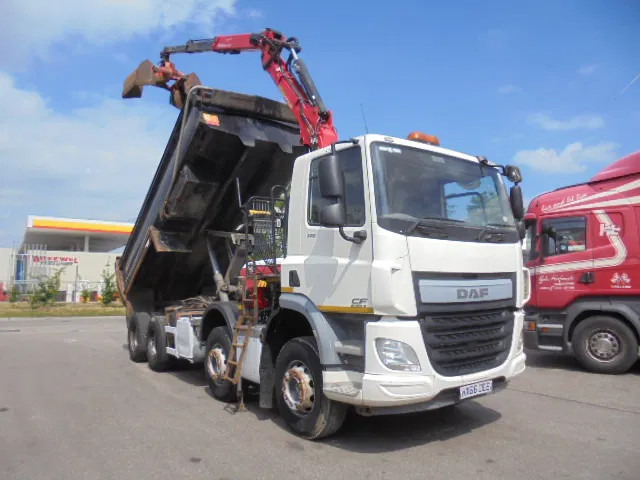 DAF CF 370 8X4 + PALFINGER EPSILON - شاحنة قلاب, شاحنة كرين: صورة 3 DAF CF 370 8X4 + PALFINGER EPSILON - شاحنة قلاب, شاحنة كرين: صورة 3