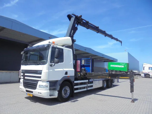 DAF CF 85 360 6X2 HIAB 477/5 NL TRUCK - شاحنات مسطحة, شاحنة كرين: صورة 1 DAF CF 85 360 6X2 HIAB 477/5 NL TRUCK - شاحنات مسطحة, شاحنة كرين: صورة 1