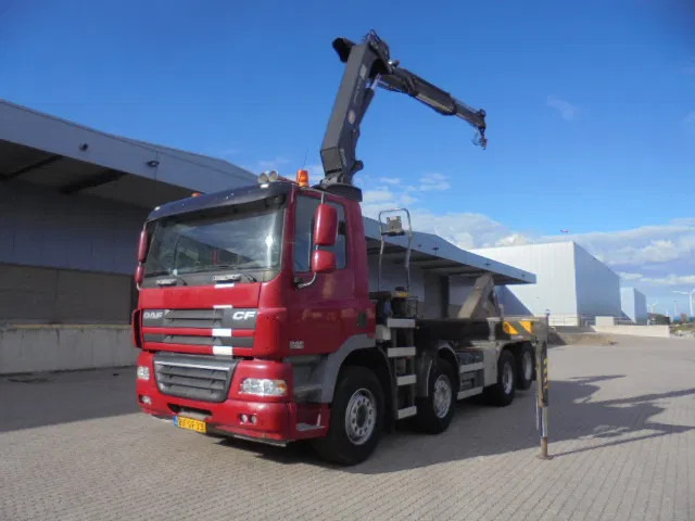 DAF CF 85 410 8X2 + 30T HAAK NL TRUCK - شاحنة ذات خطاف, شاحنة كرين: صورة 1 DAF CF 85 410 8X2 + 30T HAAK NL TRUCK - شاحنة ذات خطاف, شاحنة كرين: صورة 1