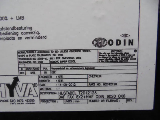 شاحنات مسطحة, شاحنة كرين DAF FAD 85-460 8X4: صورة 18 شاحنات مسطحة, شاحنة كرين DAF FAD 85-460 8X4: صورة 18