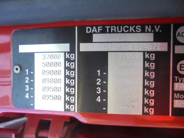 شاحنة ذات خطاف DAF XF 105 410 FAD 8X4 STEEL SUSPENSION: صورة 17