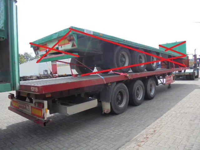 Fruehauf ONCR 39-327 A - نصف مقطورة مسطحة: صورة 5 Fruehauf ONCR 39-327 A - نصف مقطورة مسطحة: صورة 5