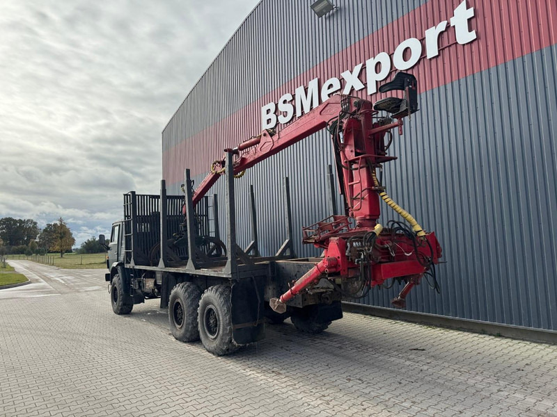 Kamaz 43101, 6x6 - شاحنة قطع الأشجار, شاحنة كرين: صورة 4 Kamaz 43101, 6x6 - شاحنة قطع الأشجار, شاحنة كرين: صورة 4