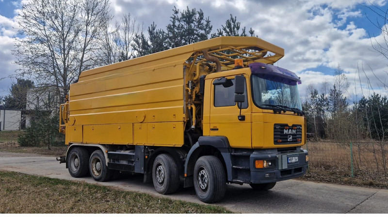 MAN 35.464 channel cleaner, 8x4 full spring, manual - شاحنة الشفط: صورة 2 MAN 35.464 channel cleaner, 8x4 full spring, manual - شاحنة الشفط: صورة 2