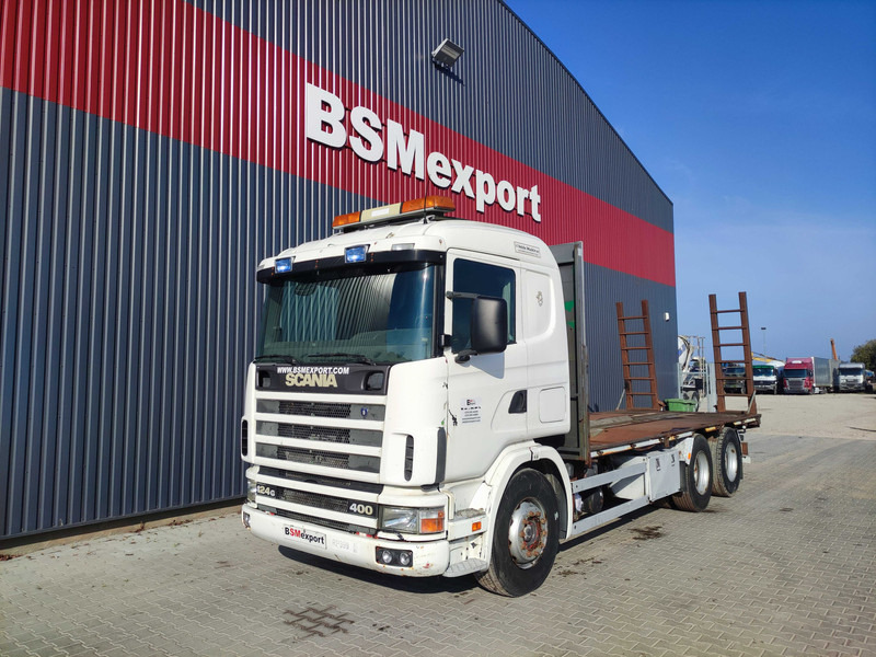 Scania 124 car transporter - شاحنة نقل سيارات شاحنة: صورة 1 Scania 124 car transporter - شاحنة نقل سيارات شاحنة: صورة 1