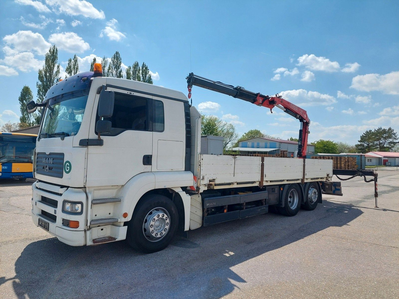 MAN GA 26.320 6X2-2 BL + Kran Fassi F110AC22 - شاحنات مسطحة, شاحنة كرين: صورة 1 MAN GA 26.320 6X2-2 BL + Kran Fassi F110AC22 - شاحنات مسطحة, شاحنة كرين: صورة 1