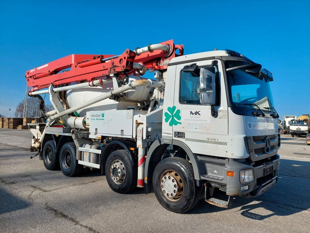 Mercedes-Benz Actros 4141 BB Putzmeister M24-3 Mercedes-Benz Actros 4141 BB Putzmeister M24-3 - خلاطة مع مضخة: صورة 2 Mercedes-Benz Actros 4141 BB Putzmeister M24-3 Mercedes-Benz Actros 4141 BB Putzmeister M24-3 - خلاطة مع مضخة: صورة 2