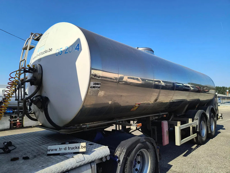 MAISONNEUVE INSULATED INOX TANK 25000 L - 1 COMP - PUMP - نصف مقطورة صهريج: صورة 1 MAISONNEUVE INSULATED INOX TANK 25000 L - 1 COMP - PUMP - نصف مقطورة صهريج: صورة 1