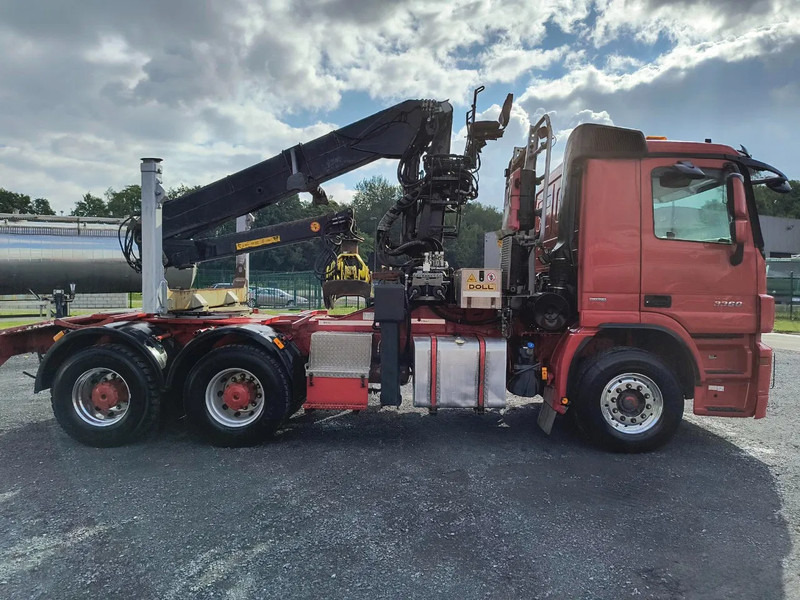 Mercedes-Benz Actros 3360 V8 CRANE HIAB 251S80 - 6X4 - V8 - شاحنة قطع الأشجار, شاحنة كرين: صورة 4 Mercedes-Benz Actros 3360 V8 CRANE HIAB 251S80 - 6X4 - V8 - شاحنة قطع الأشجار, شاحنة كرين: صورة 4