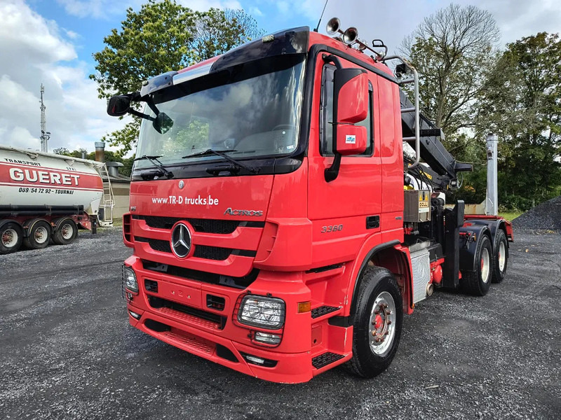 Mercedes-Benz Actros 3360 V8 avec GRUE HIAB 251S80 - 6X4 - V8 - شاحنة قطع الأشجار, شاحنة كرين: صورة 3 Mercedes-Benz Actros 3360 V8 avec GRUE HIAB 251S80 - 6X4 - V8 - شاحنة قطع الأشجار, شاحنة كرين: صورة 3