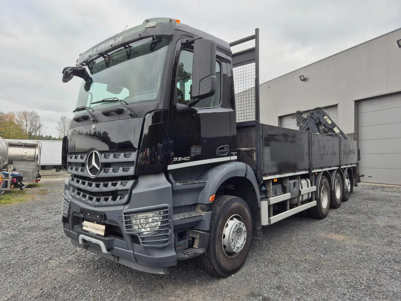 Mercedes-Benz Arocs 3240 8X4 - HIAB 166E-5 HIPRO WITH REMOTE CONTROL - ROTATOR - شاحنات مسطحة, شاحنة كرين: صورة 1 Mercedes-Benz Arocs 3240 8X4 - HIAB 166E-5 HIPRO WITH REMOTE CONTROL - ROTATOR - شاحنات مسطحة, شاحنة كرين: صورة 1