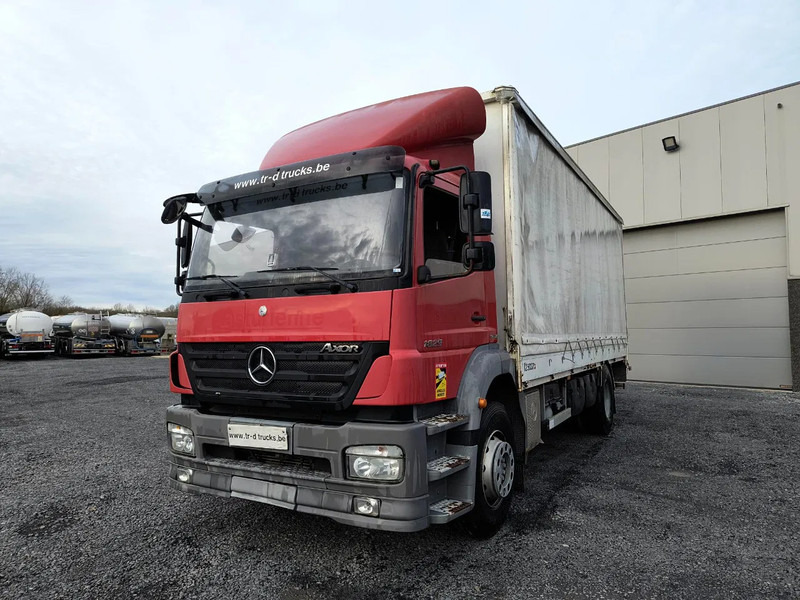 Mercedes-Benz Axor 1829 + D'HOLLANDIA 2000 KG - شاحنة ستارة: صورة 1 Mercedes-Benz Axor 1829 + D'HOLLANDIA 2000 KG - شاحنة ستارة: صورة 1