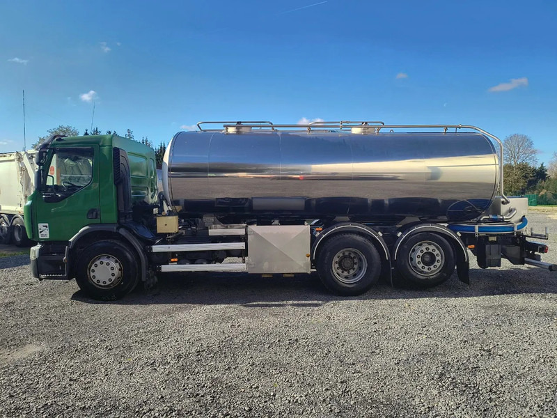 شاحنة صهريج لنقل الحليب Renault Premium 370 INSULATED INOX TANK 15000L - 2 COMPARTMENTS - RETARDER: صورة 8