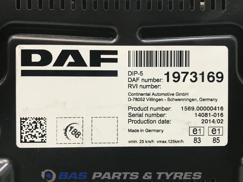 DAF XF106 Instrumentenpaneel DAF 1958084 - لوحة القيادة - شاحنة: صورة 3 DAF XF106 Instrumentenpaneel DAF 1958084 - لوحة القيادة - شاحنة: صورة 3