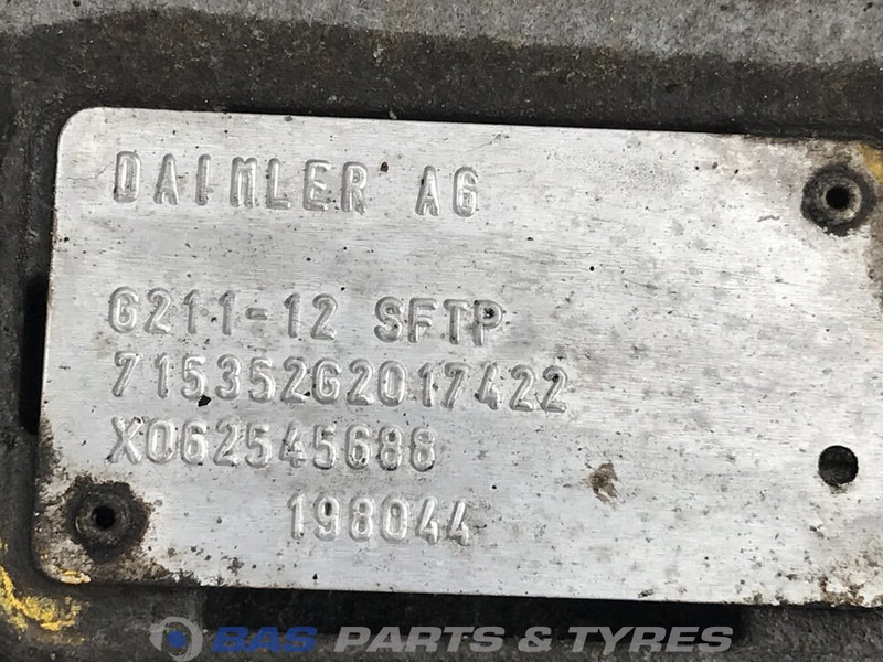 Mercedes-Benz Actros MP4 Mercedes G211-12 KL Powershift 3 Versnellingsbak A 001 260 36 00 - صندوق التروس - شاحنة: صورة 5 Mercedes-Benz Actros MP4 Mercedes G211-12 KL Powershift 3 Versnellingsbak A 001 260 36 00 - صندوق التروس - شاحنة: صورة 5