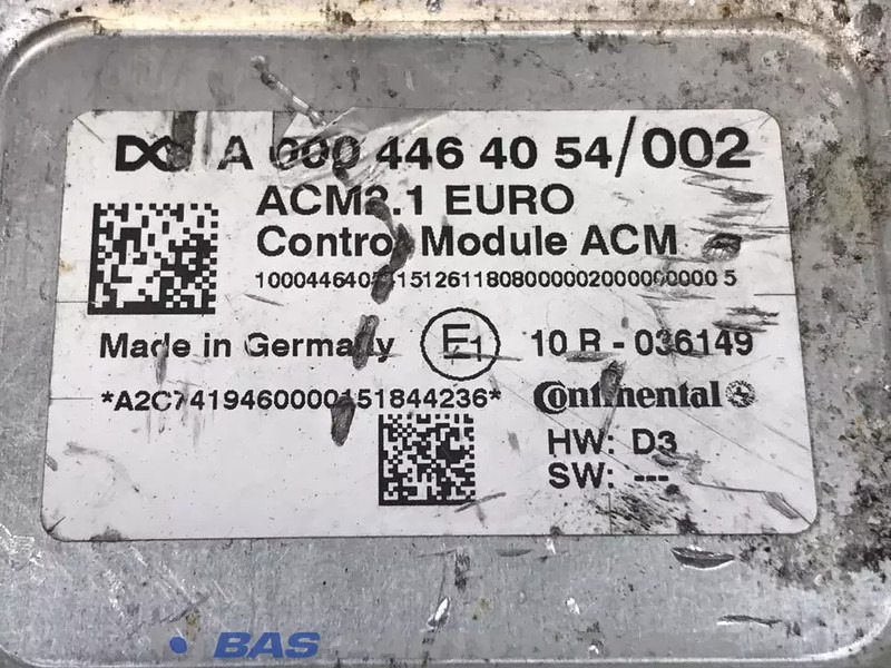 Mercedes-Benz AdBlue regeleenheid Mercedes A 000 446 40 54 - وحدة تحكم الكتروني - شاحنة: صورة 3 Mercedes-Benz AdBlue regeleenheid Mercedes A 000 446 40 54 - وحدة تحكم الكتروني - شاحنة: صورة 3