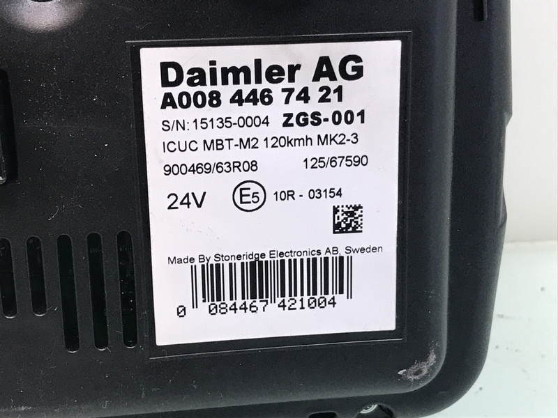 Mercedes-Benz Antos MP4 Combi-Instrument Mercedes A 008 446 74 21 - لوحة القيادة - شاحنة: صورة 3 Mercedes-Benz Antos MP4 Combi-Instrument Mercedes A 008 446 74 21 - لوحة القيادة - شاحنة: صورة 3