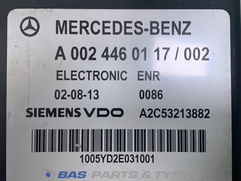 Mercedes-Benz Regeleenheid Axor Mercedes A 002 446 01 17 - وحدة تحكم الكتروني - شاحنة: صورة 4 Mercedes-Benz Regeleenheid Axor Mercedes A 002 446 01 17 - وحدة تحكم الكتروني - شاحنة: صورة 4