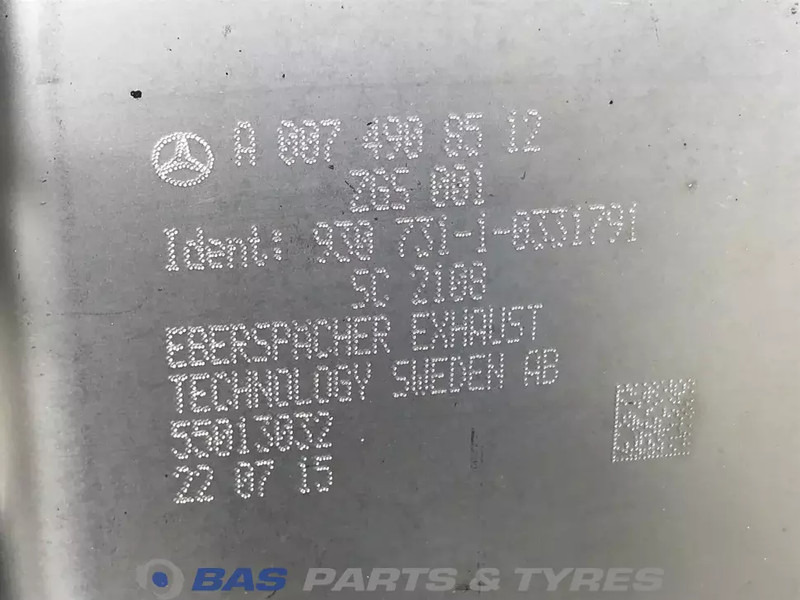 Mercedes-Benz - محول حفزي - شاحنة: صورة 5 Mercedes-Benz - محول حفزي - شاحنة: صورة 5
