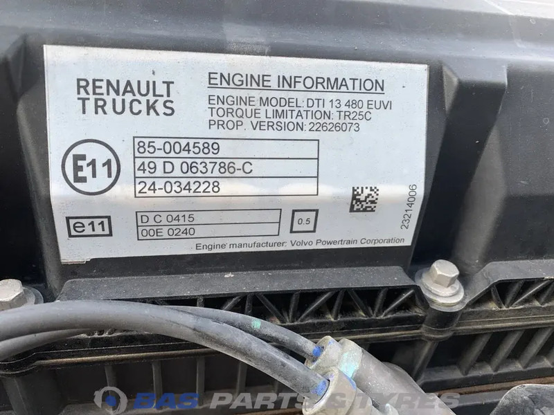 Renault T-Serie Motor Renault DTI13 480 K4 7485020846 - محرك - شاحنة: صورة 5 Renault T-Serie Motor Renault DTI13 480 K4 7485020846 - محرك - شاحنة: صورة 5