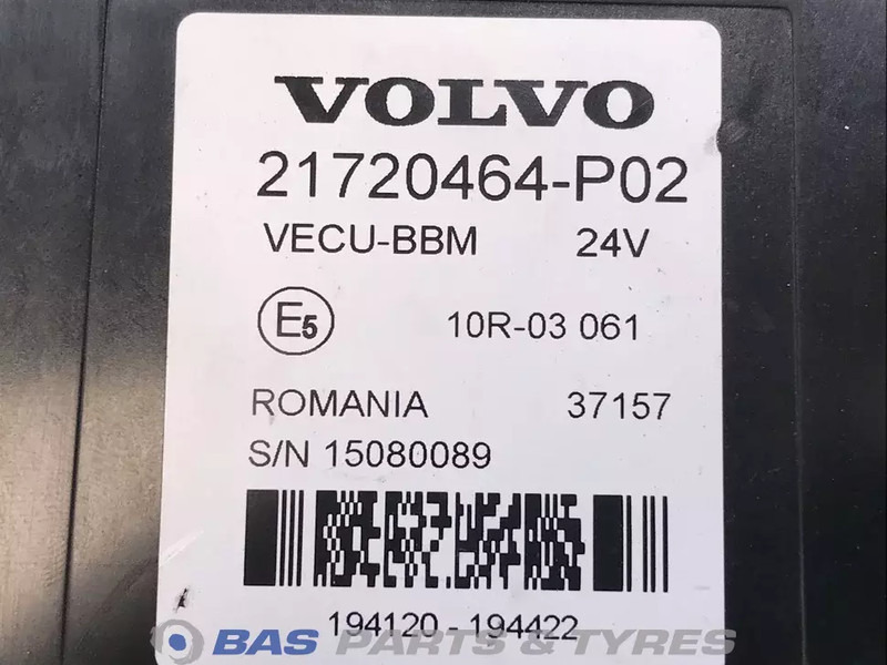 Volvo - وحدة تحكم الكتروني - شاحنة: صورة 2 Volvo - وحدة تحكم الكتروني - شاحنة: صورة 2