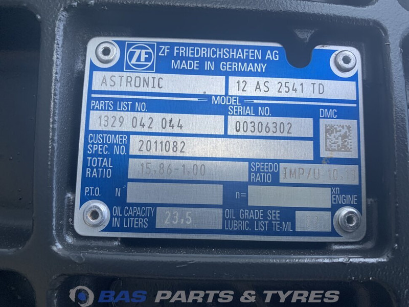 ZF XF106 DAF 12AS2541 TD AS Tronic Versnellingsbak 2011082 - صندوق التروس - شاحنة: صورة 5 ZF XF106 DAF 12AS2541 TD AS Tronic Versnellingsbak 2011082 - صندوق التروس - شاحنة: صورة 5