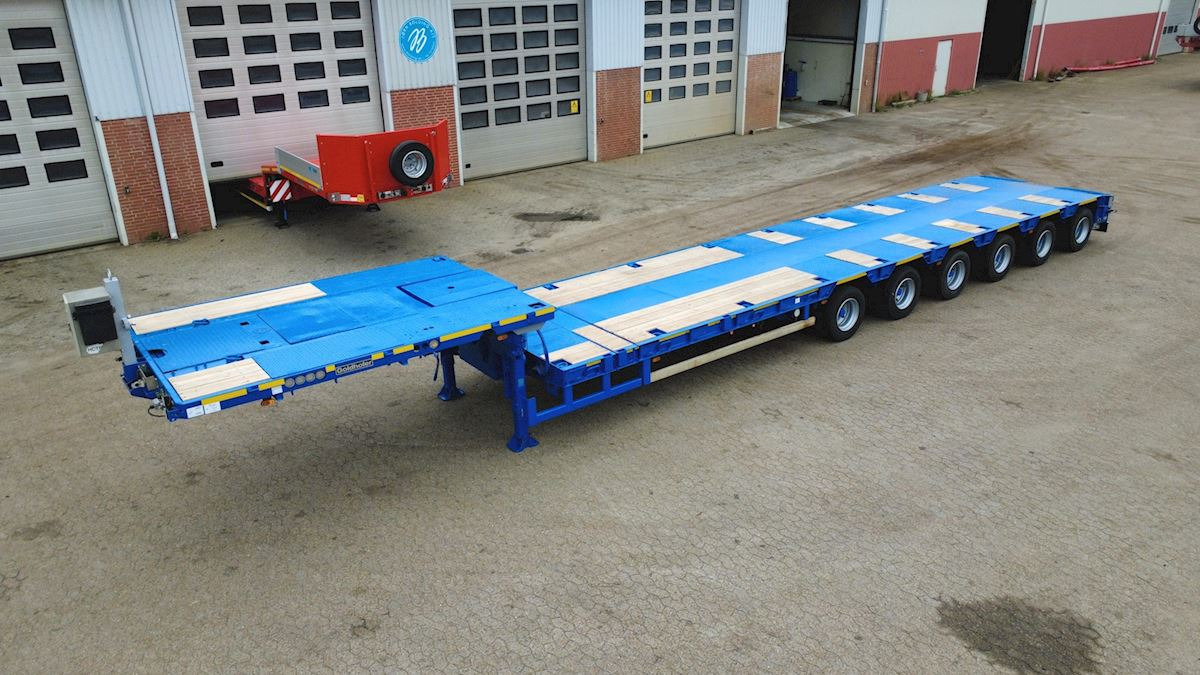 Goldhofer STZ-L 6 - عربة منخفضة مسطحة نصف مقطورة: صورة 1 Goldhofer STZ-L 6 - عربة منخفضة مسطحة نصف مقطورة: صورة 1