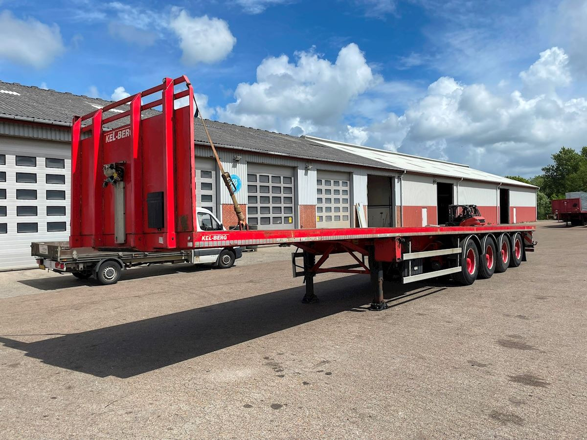 Kel-Berg S600 - نصف مقطورة مسطحة: صورة 1 Kel-Berg S600 - نصف مقطورة مسطحة: صورة 1