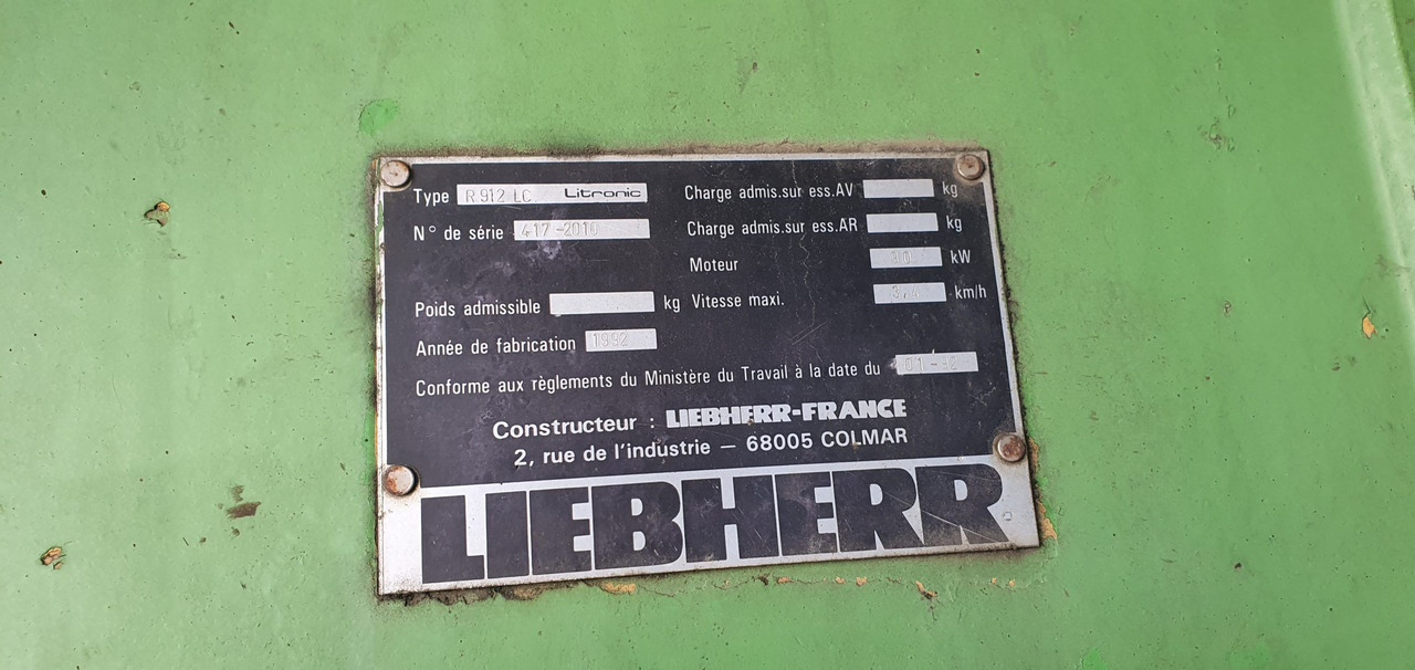 LIEBHERR R912LI - حفار زحاف: صورة 2 LIEBHERR R912LI - حفار زحاف: صورة 2