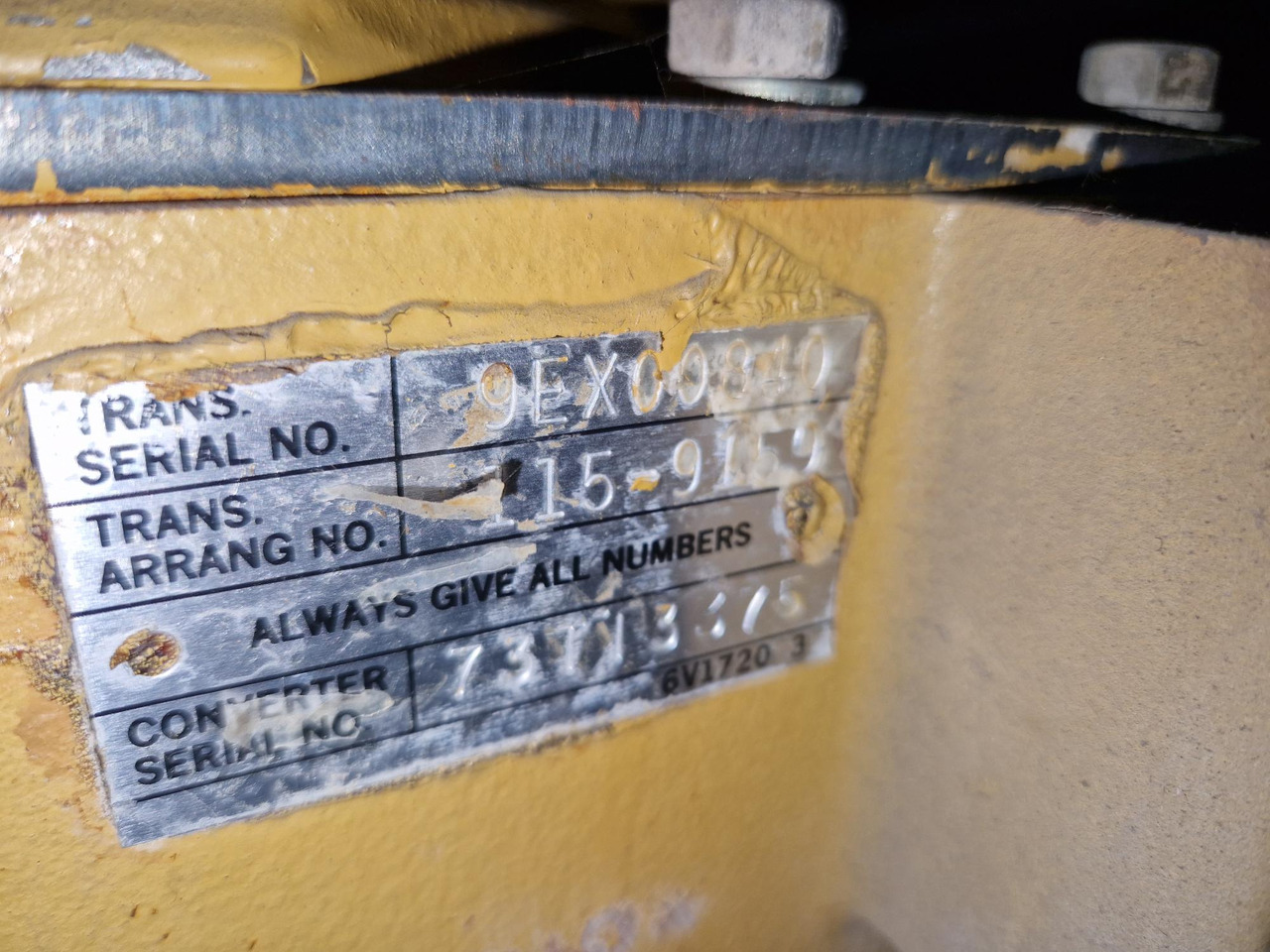 TRANSMISION PARA CAT 980FII 6V-1720 - نقل الحركة - آلات البناء: صورة 1 TRANSMISION PARA CAT 980FII 6V-1720 - نقل الحركة - آلات البناء: صورة 1