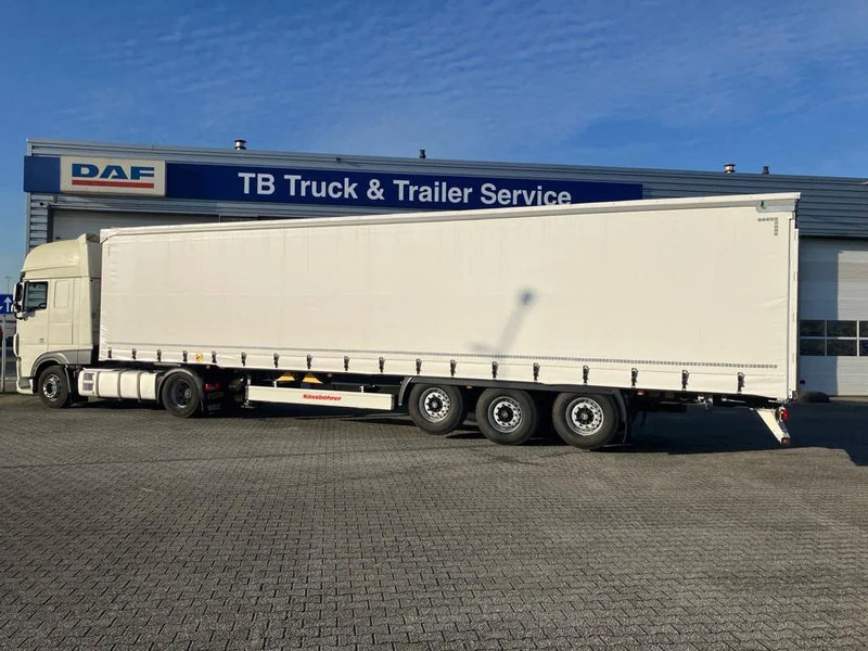 Kässbohrer SCS X / 90 - 12 / 27 Schuifzeilen met twee liftassen en hefdak 500mm - نصف مقطورة ستارة: صورة 4 Kässbohrer SCS X / 90 - 12 / 27 Schuifzeilen met twee liftassen en hefdak 500mm - نصف مقطورة ستارة: صورة 4