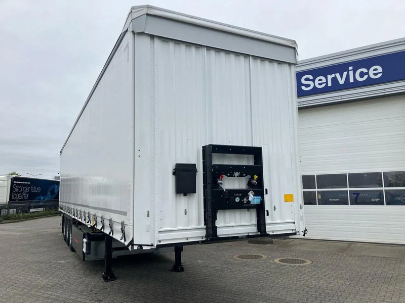 Kässbohrer SCS X+ / 90 - 12 / 27 Schuifzeilen multiplex vloer met palletkist 30 Europallets - نصف مقطورة ستارة: صورة 2 Kässbohrer SCS X+ / 90 - 12 / 27 Schuifzeilen multiplex vloer met palletkist 30 Europallets - نصف مقطورة ستارة: صورة 2
