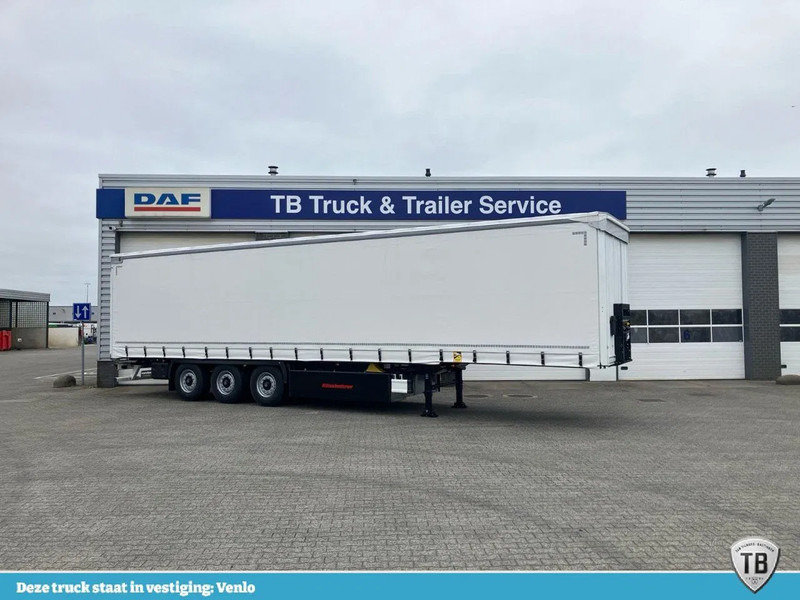 Kässbohrer SCS X+ / 90 - 12 / 27 Schuifzeilen multiplex vloer met palletkist 30 Europallets - نصف مقطورة ستارة: صورة 1 Kässbohrer SCS X+ / 90 - 12 / 27 Schuifzeilen multiplex vloer met palletkist 30 Europallets - نصف مقطورة ستارة: صورة 1