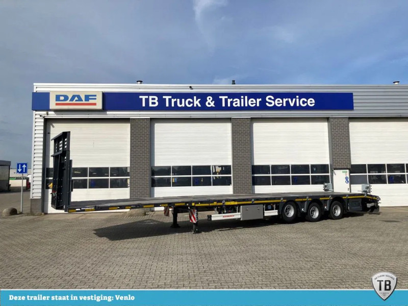 Kässbohrer SPA M3 / 1N - 18 / 27 Heavy Duty uitschuifbare vlakke mega trailer met liftas, rongen en oprijplaten - نصف مقطورة صندوق مغلق: صورة 1 Kässbohrer SPA M3 / 1N - 18 / 27 Heavy Duty uitschuifbare vlakke mega trailer met liftas, rongen en oprijplaten - نصف مقطورة صندوق مغلق: صورة 1