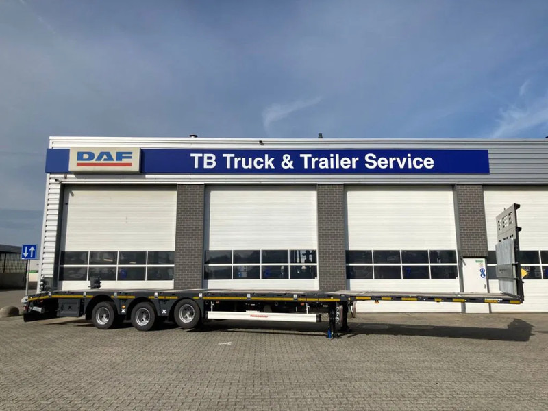 Kässbohrer SPA M3 / 1N - 18 / 27 Heavy Duty uitschuifbare vlakke mega trailer met liftas, rongen en oprijplaten - نصف مقطورة صندوق مغلق: صورة 2 Kässbohrer SPA M3 / 1N - 18 / 27 Heavy Duty uitschuifbare vlakke mega trailer met liftas, rongen en oprijplaten - نصف مقطورة صندوق مغلق: صورة 2