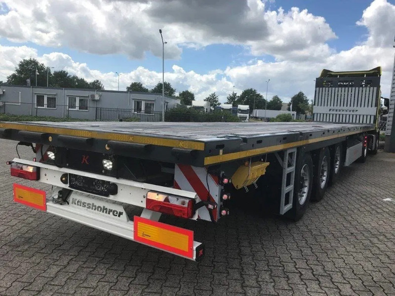 Kässbohrer SPS H 3 / ON - 18 / 27 Heavy Duty vlakke oplegger - نصف مقطورة مسطحة: صورة 1 Kässbohrer SPS H 3 / ON - 18 / 27 Heavy Duty vlakke oplegger - نصف مقطورة مسطحة: صورة 1
