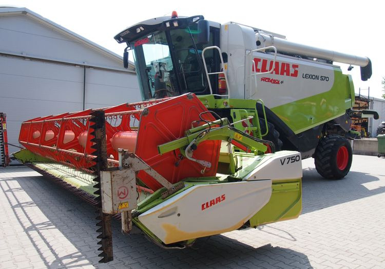 Kombajn zbożawy Claas Lexon 570 Kombajn zbożowy CLAAS LEXION 570+ heder VARIO 7,5m - حصادة موحَّدة: صورة 2 Kombajn zbożawy Claas Lexon 570 Kombajn zbożowy CLAAS LEXION 570+ heder VARIO 7,5m - حصادة موحَّدة: صورة 2