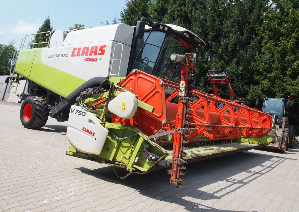 Kombajn zbożawy Claas Lexon 570 Kombajn zbożowy CLAAS LEXION 570+ heder VARIO 7,5m - حصادة موحَّدة: صورة 3 Kombajn zbożawy Claas Lexon 570 Kombajn zbożowy CLAAS LEXION 570+ heder VARIO 7,5m - حصادة موحَّدة: صورة 3