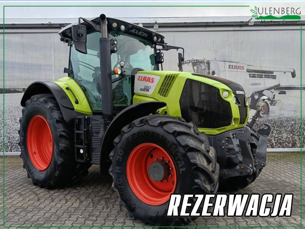 Claas Axion 850 CIS - جرار: صورة 1 Claas Axion 850 CIS - جرار: صورة 1