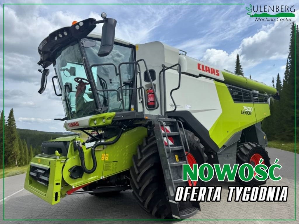 Claas LEXION 7500 +VARIO 930 + WÓZEK - حصادة موحَّدة: صورة 1 Claas LEXION 7500 +VARIO 930 + WÓZEK - حصادة موحَّدة: صورة 1