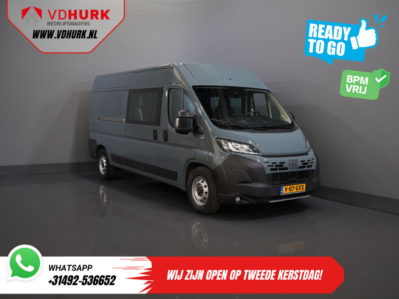 Fiat Ducato 2.2 MJ 180 pk Aut. L3H2 DC Dubbel Cabine BPM VRIJ! 6 Pers./ 2x Schuifdeur/ Climate/ 2.5t Trekverm./ Cruise/ Camera/ Trekhaak - فان, الشاحنات الصغيرة كابينة مزدوجة: صورة 1 Fiat Ducato 2.2 MJ 180 pk Aut. L3H2 DC Dubbel Cabine BPM VRIJ! 6 Pers./ 2x Schuifdeur/ Climate/ 2.5t Trekverm./ Cruise/ Camera/ Trekhaak - فان, الشاحنات الصغيرة كابينة مزدوجة: صورة 1